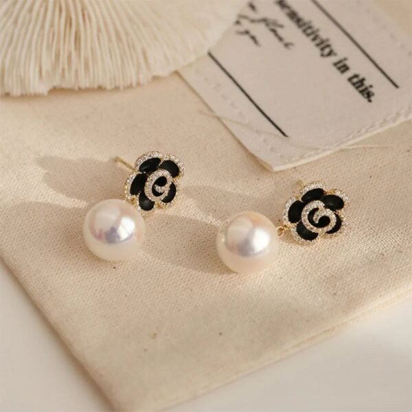Black rose jewelry set - Image 5