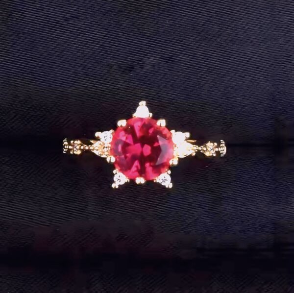 Pink+red / purple Stone jewelry set - Image 6